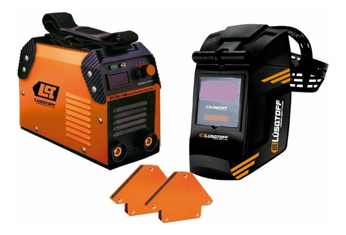 Soldadora Inverter Lusqtoff Iron 140 Máscara Fotosensi Combo