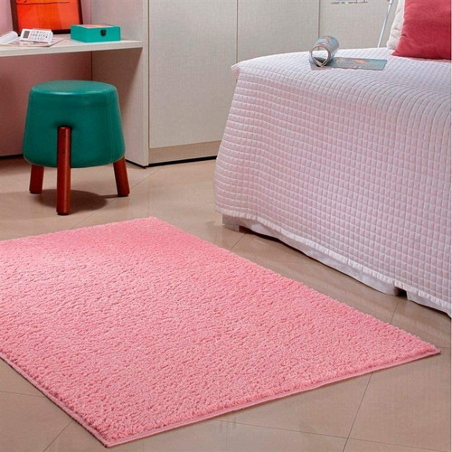 Tapete Quarto Coleção Classic Teen 100 X 150 Rosa