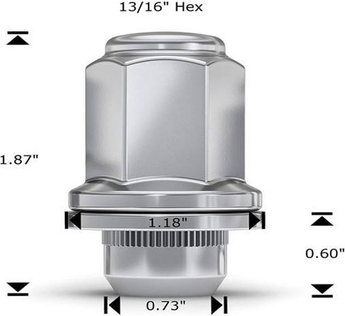 Tuerca Trd Cromadas Larga 14x1.50 Toyota Land Cruiser 5309l