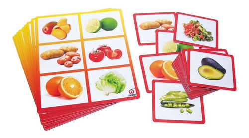 Lotería De Frutas Y Verduras, Educatodo, M-0067