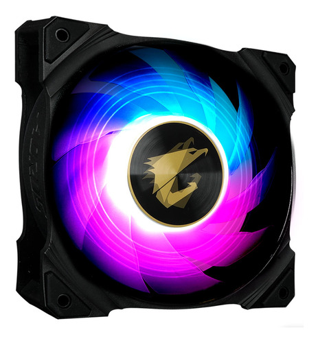 Ventilador Aorus 120 Argb Fan, 120mm, 800 - 1700rpm, Negro