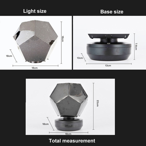 Luminaria Led 3d Star Proyector Luz De Noche