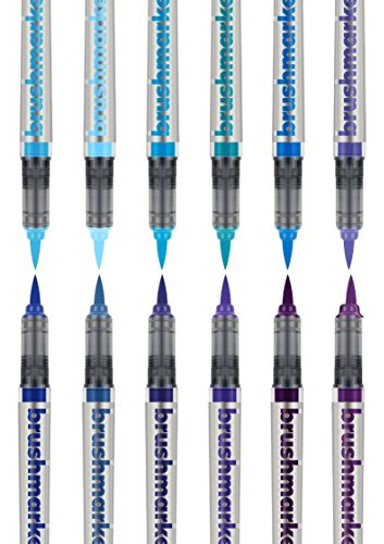 Karin Brushmarker Pro 12 Set Colores Cielo