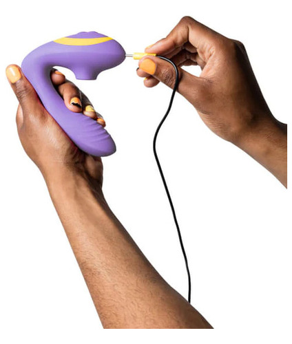 Vibrador Punto G Y Succionador De Clitoris Romp Revervb