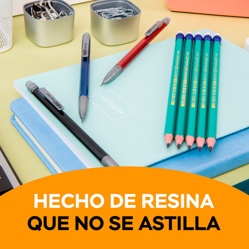 Lápices De Grafito Bic Evolution Hb #2 Hecho De Resina 36 Pz