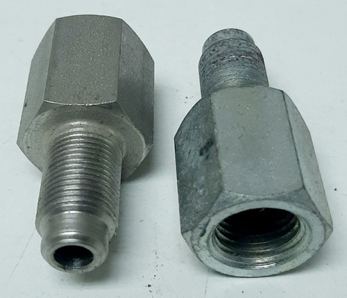 Imagen 9 de 10 de Conector Recto 6mm Bicono Acero Inox. Sistema Gas Gnv Vehicu