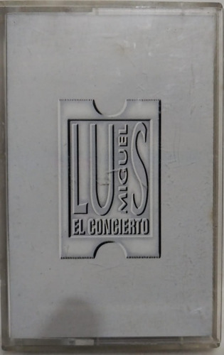 Luis Miguel  El Concierto Cassete Argentina 1995