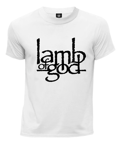 Camiseta Rock Thrash Metal Logo Lamb Of God
