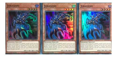 Juragedo Español Súper Rare X3 Yu-gi-oh! Original Konami