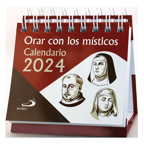 Libro Calendario De Pared Orar Con Los Misticos 2024 - 