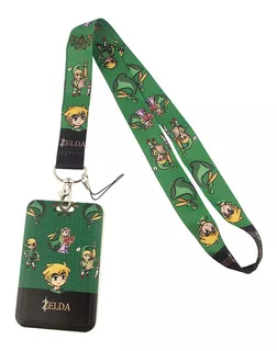 Porta Credencial Gafete Lanyard Legend Of Zelda Link Majoras