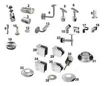 Comprar Accesorios En Acero Para Barandas Escaleras 