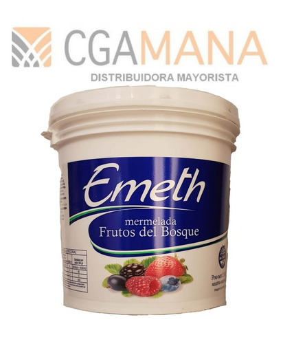 Mermelada Frutos Del Bosque Emeth 5.5 Kg.