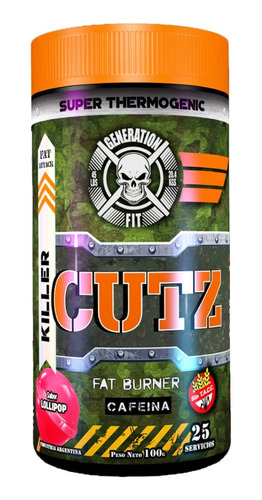 Killer Cutz 25 Serv Generation Fit Quemador De Grasa Keto