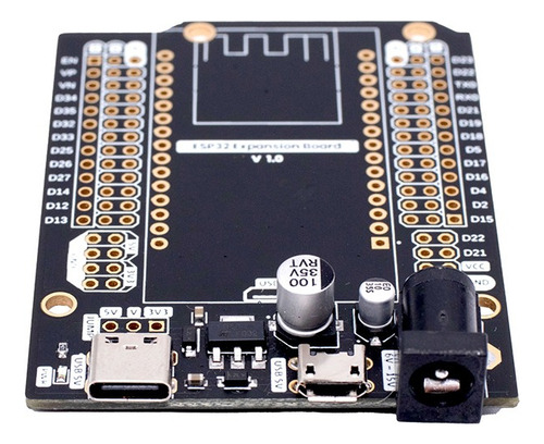 Nodemcu Esp32 Wifi Ch340g Usb-c + Shield Placa Expansion 30p