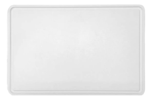 Tabla De Picar Cortar Plastico 35cm X 50cm Oportunidad! Lisa Blanco