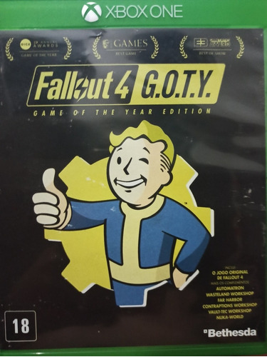 Fallout 4 Goty Game Of The Year Edition Xbox One Mídia Físic