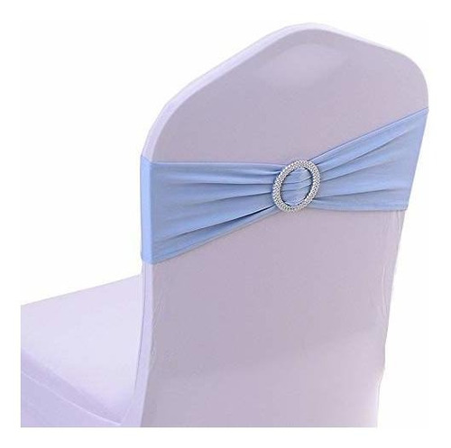 10pcs Spandex Bandas De Silla Fajas Para Banquete De Bo...