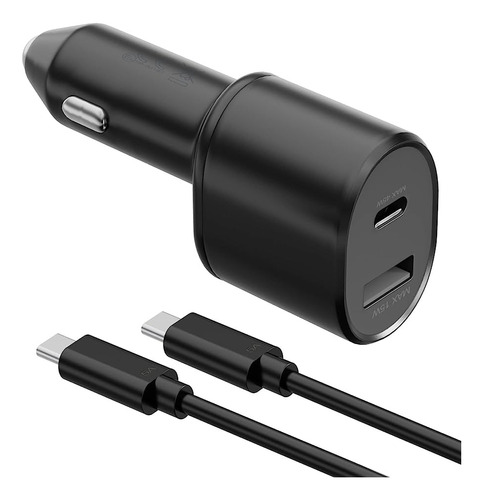 Samsung Car Charger Doble Puerto 45 Watts Y 15 Watts