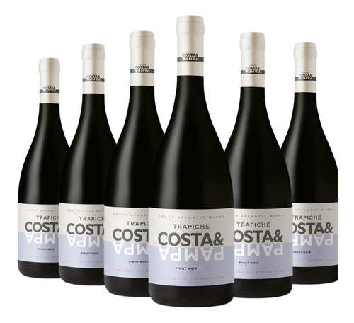 Vino Trapiche Costa & Pampa Pinot Noir Caja X 6 X 750ml.