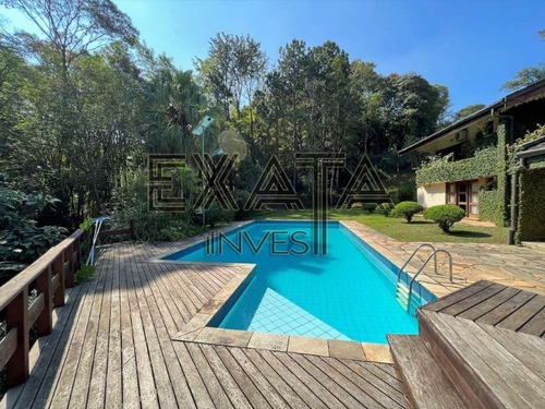 Imagem 4 de 30 de Condomínio Parque Silvino Pereira, Granja Viana, Com Ótima Construção, 5 Suítes Mais Apto P/ Hóspedes, Lazer Com Piscina E Gourmet, Vista P/ O Verde! - Ca00961 - 71015869
