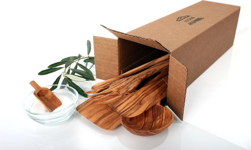 Conjunto De Madera De Olivoeleva Tu Experiencia Culinaria Co