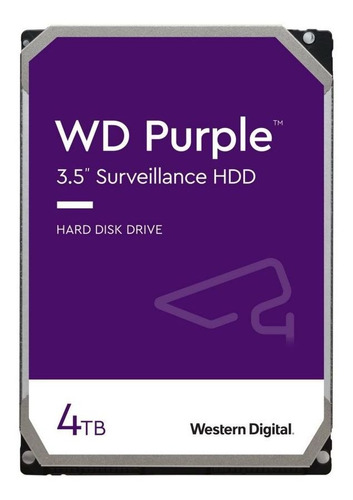 Disco Hdd 3.5  Wd Purple 4tb Sata3 Intellipower