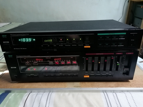 Amplificador Y Tuner Japonés Mcs. Modelos Escasos De Los 80s