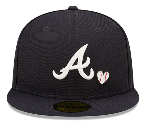 Gorra New Era Atlanta Braves Team Heart 59fifty Fitted Cap Negro 7 3/8 (58.7cm)
