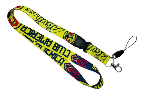 Cinta Porta Gafete Lanyard Club America