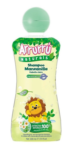 Shampoo Manzanilla Arrurrú, Marca Arrurrú