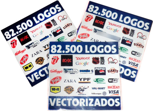 82.500 Logotipos Vectorizados Serigrafía Diseño Vector