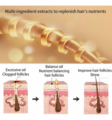 Shampoo Con Raiz De Ginseng Para Cabello Seco Dañado 500ml