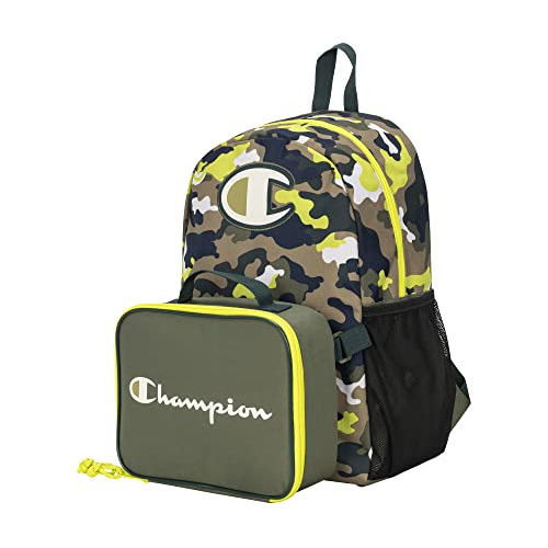 Champion Munch Backpack Lunch Kit Combo Verde Oliva Talla Ú