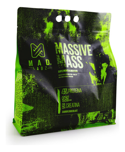 Proteína Ganador de Peso Massive mass 4.5kg Sabor Chocolate Mad Labz