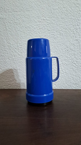  Termo Invicta De Vidrio 1l Y Mate De Madera C/ Bombilla