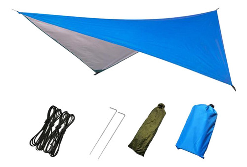 Tienda De Campaña Toldo De Lona Toldo Sombrilla Azul