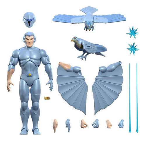 Quicksilver Rayo De Plata Silverhawks Ultimates Super 7 W1