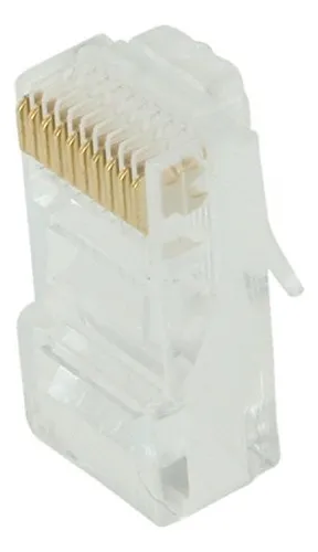comprar Pack X10 Conector Ficha Rj48 Rj50 Rj45 Con 10 Pines