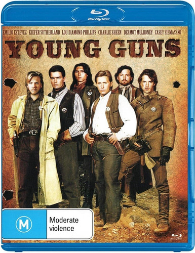 Young Guns, Jóvenes Pistoleros.  Blu-ray