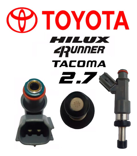 Inyector Gasolina Toyota Hilux 2.7 07-15 4runner Tacoma 2.7