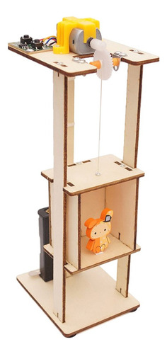 . Montar Diy Elevador Elétrico Crianças Brinquedos Ciência