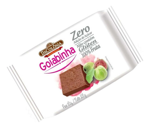 Barra De Fruta Goiabinha Dacolônia Sem Glúten 25g