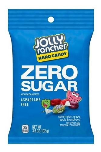 Jolly Rancher Hard Candy Zero Sugar 102g Importado