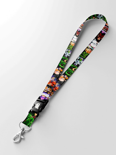 Lanyard Dragon Ball, Cinta Para Llaves, Porta Gafete.