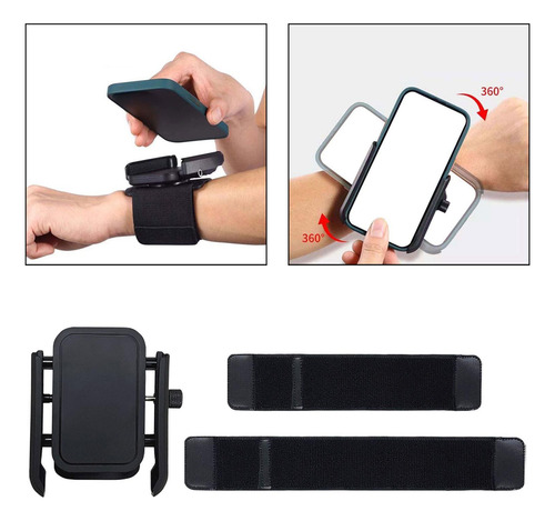 Soporte De Teléfono De La Pulsera Portátil Portátil,