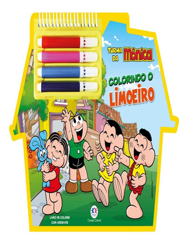 Turma Da Monica - Colorindo O Limoeiro: Turma Da Monica - Colorindo O Limoeiro, De Ciranda Cultural. Editora Ciranda Cultural, Capa Dura, Edição 1 Em Português, 2023