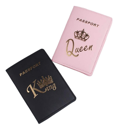 Set De 2 Fundas Estuche Para Pasaporte De Parejas 