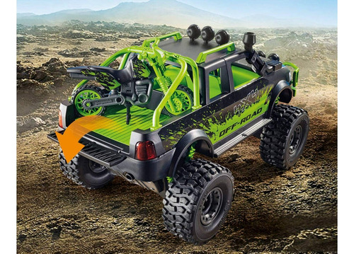 Playmobil Camioneta Todo Terreno 4x4 Moto Canoa 58pcs 70460 Camioneta Todo Terreno
