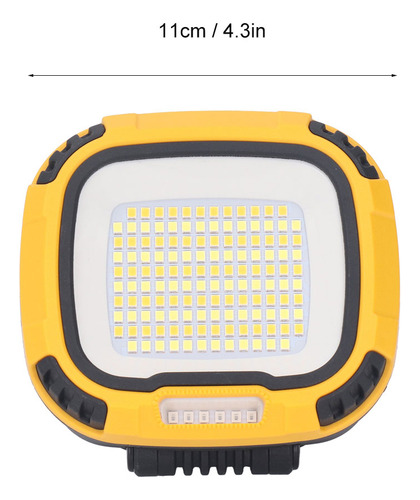 Led Portátil Led Work 10w Recargable Para Exteriores